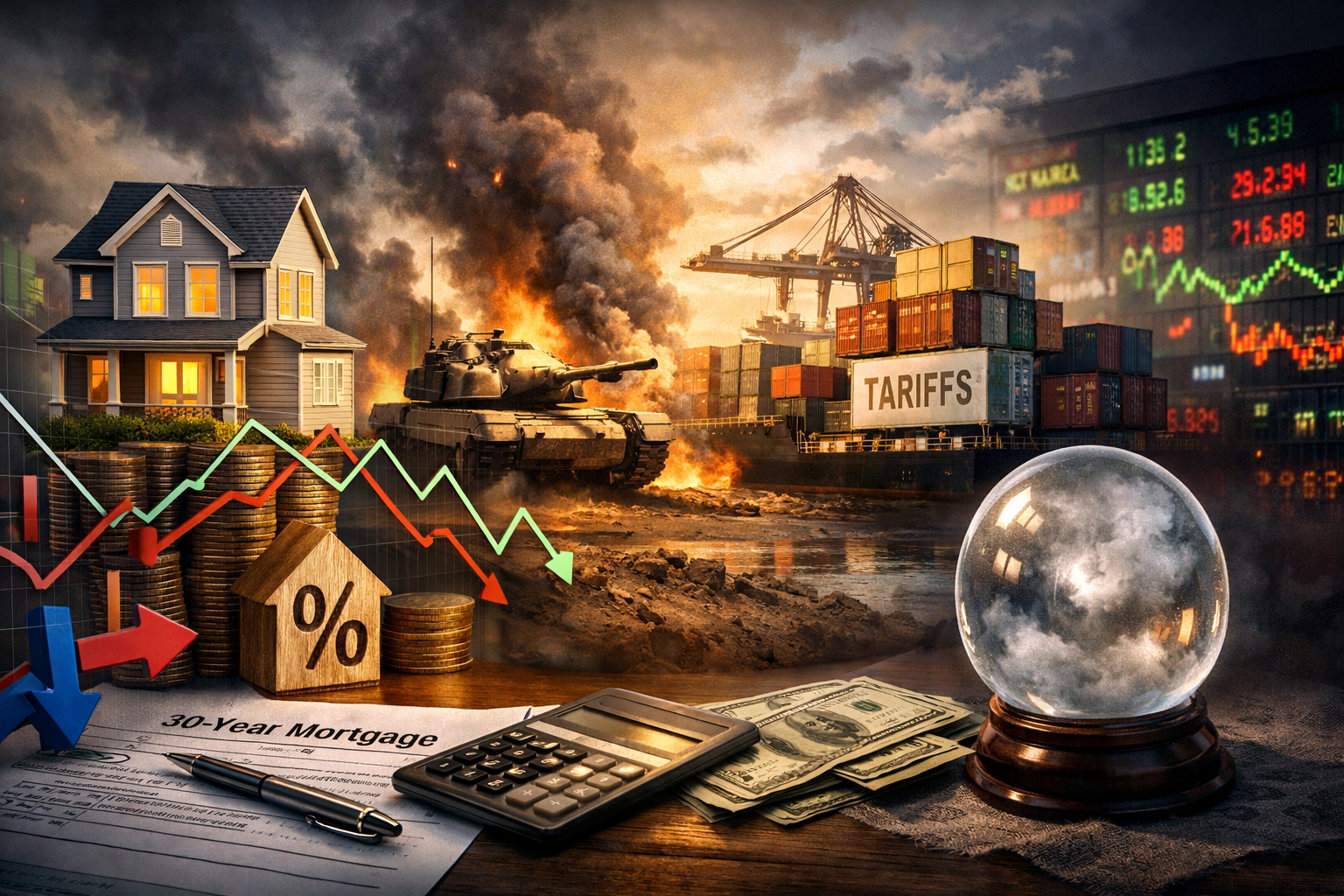 Mortgage rates, war, and tariffs — forces shaping the 2026 housing market